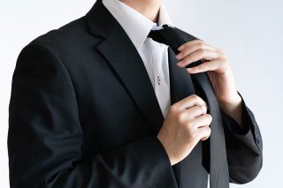 葬式のネクタイ